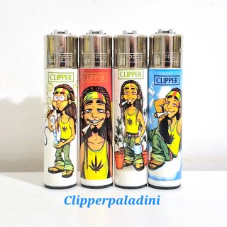 Accendini Clipper Set Rasta