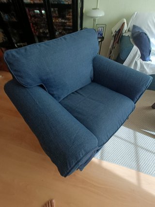 Sillón Ektorp Kilanda Azul Oscuro