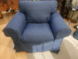 Sillón Ektorp Kilanda Azul Oscuro
