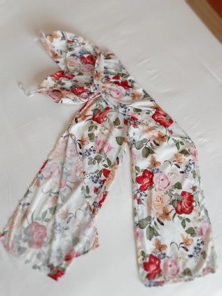 Mono largo estampado floral