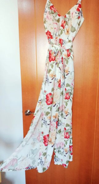 Mono largo estampado floral