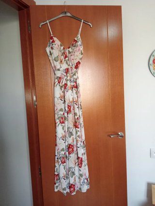 Mono largo estampado floral