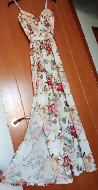Mono largo estampado floral