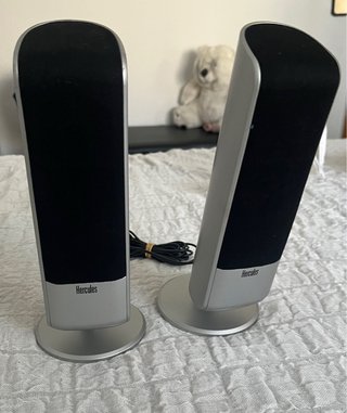 Altavoces Hercules Negro/Plata