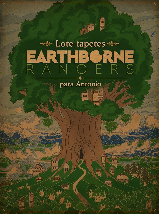Lote tapetes EARTHBORNE RANGERS para Antonio