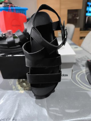 Chanclas Mujer Talla 37 Negras