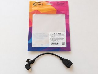 Cable Adaptador OTG NanoCable USB 2.0 Micro USB