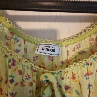 Vestido corto floral amarillo Pimkie Talla S