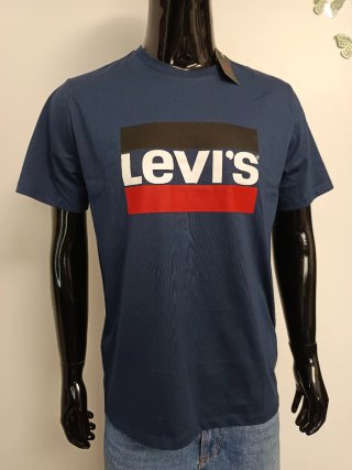Camiseta Levi's Hombre Azul Talla M Nueva
