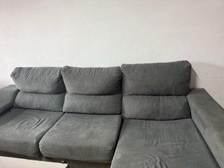 Sofá Chaise Longue Gris - Buen Estado