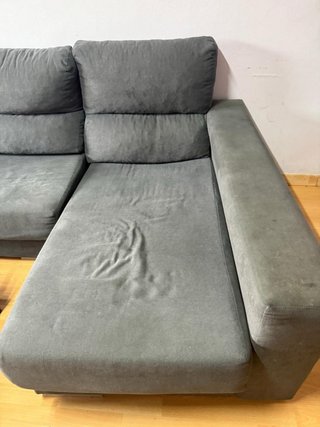 Sofá Chaise Longue Gris - Buen Estado