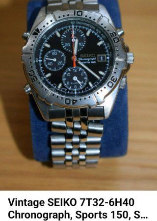 Seiko 7T32-6H40 Chronograph Vintage