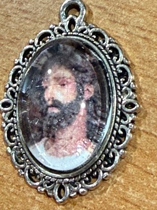 Medalla antigua Santo Rostro Jesús