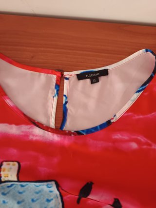 Vestito estivo lungo stampa artistica