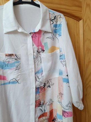 Vestido Verano Talla 52/54 Multicolor