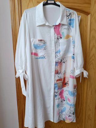 Vestido Verano Talla 52/54 Multicolor