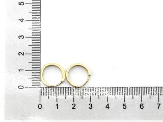 E1806309-61    Argollas Oro 18k Con Circonita