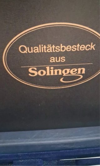 Cubertería Solingen Nivella Oro 24K + Certificado