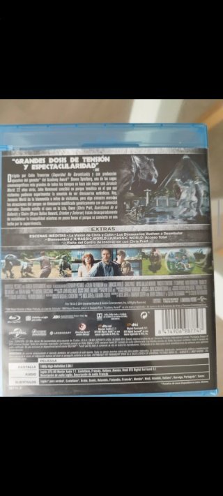 Jurassic World Blu-ray Español