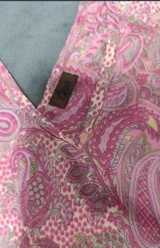 Blusa multicolor talla única