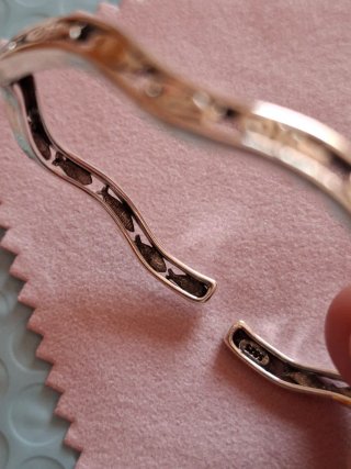 Pulsera esclava con peces plata