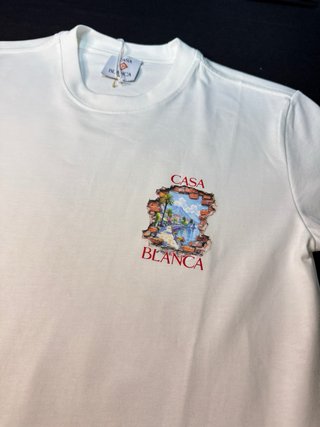 T-shirt Casablanca Bianca Taglia XL