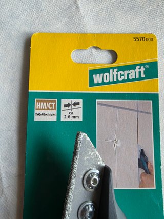 Rascador juntas Wolfcraft 5570