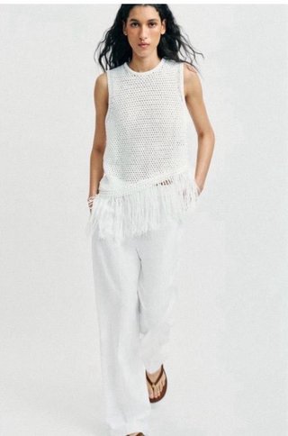 Vestido Zara Flecos