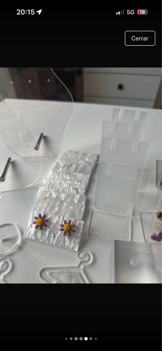 Lote expositores joyas metacrilato