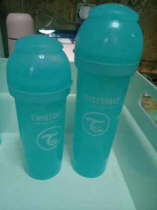 2 Biberones Twistshake Turquesa