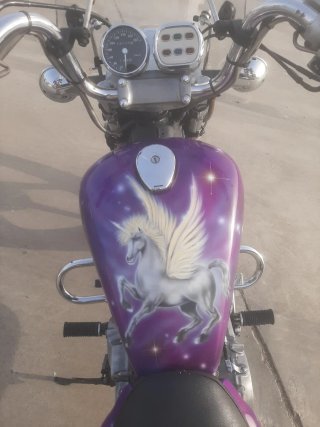 Kawasaki Vulcan 500cc Cruiser Morado