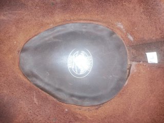 Sombrero de piel vacuno marrón de Ávila