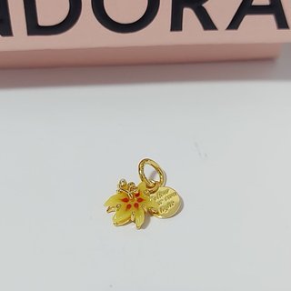 Colgante Flor Amarilla Pandora
