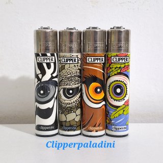 4 Accendini Clipper Design Animali