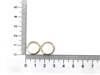 E1806309-62    Argollas Oro 18k Con Circonita
