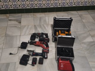 Lote Herramientas Eléctricas y Láser