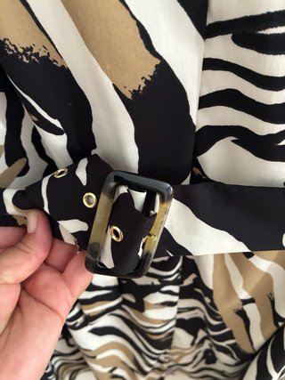 Vestido midi estampado animal print CORTEFIEL