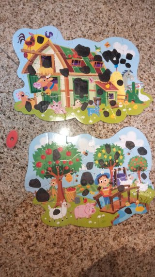 Puzzle Mágico La Granja 2 Puzzles 24 Piezas
