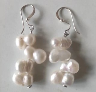 Collares ámbar, perlas y plata de ley