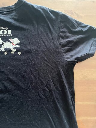 Camiseta Disney 101 Dálmatas Negra Talla L