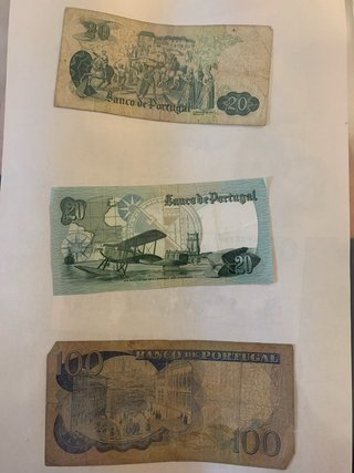 Lotes de Billetes Antiguos Portugal, Italia