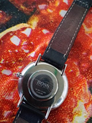 Orologio Boss Uomo Nero Argento