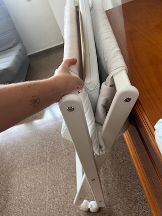 NUEVA Minicuna Plegable Madera con Ruedas