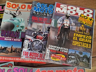 lote 9 revistas solo moto