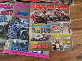 lote 9 revistas solo moto