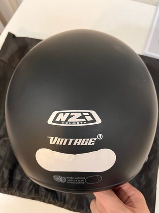 Casco Jet NZI Vintaje 3 Negro Mate XS