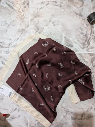 Pañuelo estampado paisley