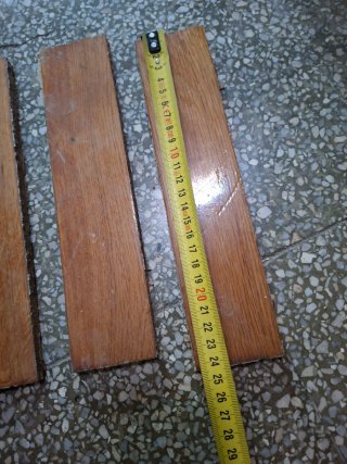 Tablillas de parqué de madera