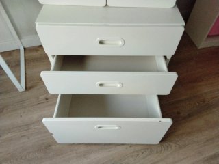 Cajonera Ikea 3 cajones blanca