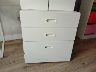 Cajonera Ikea 3 cajones blanca